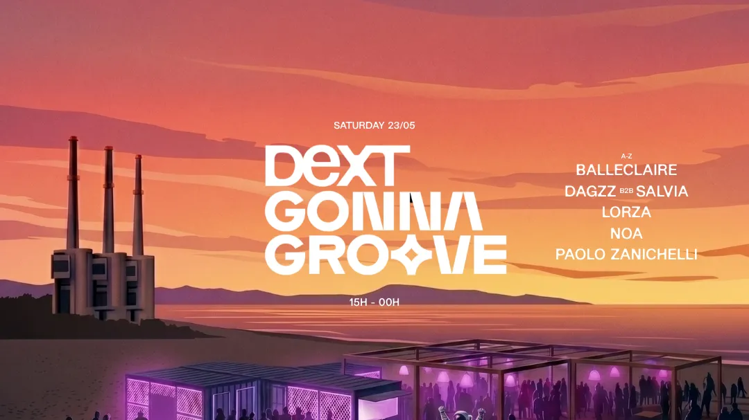 FREE OPEN AIR BEACH PARTY - DEXT GONNA GROOVE #05 event poster