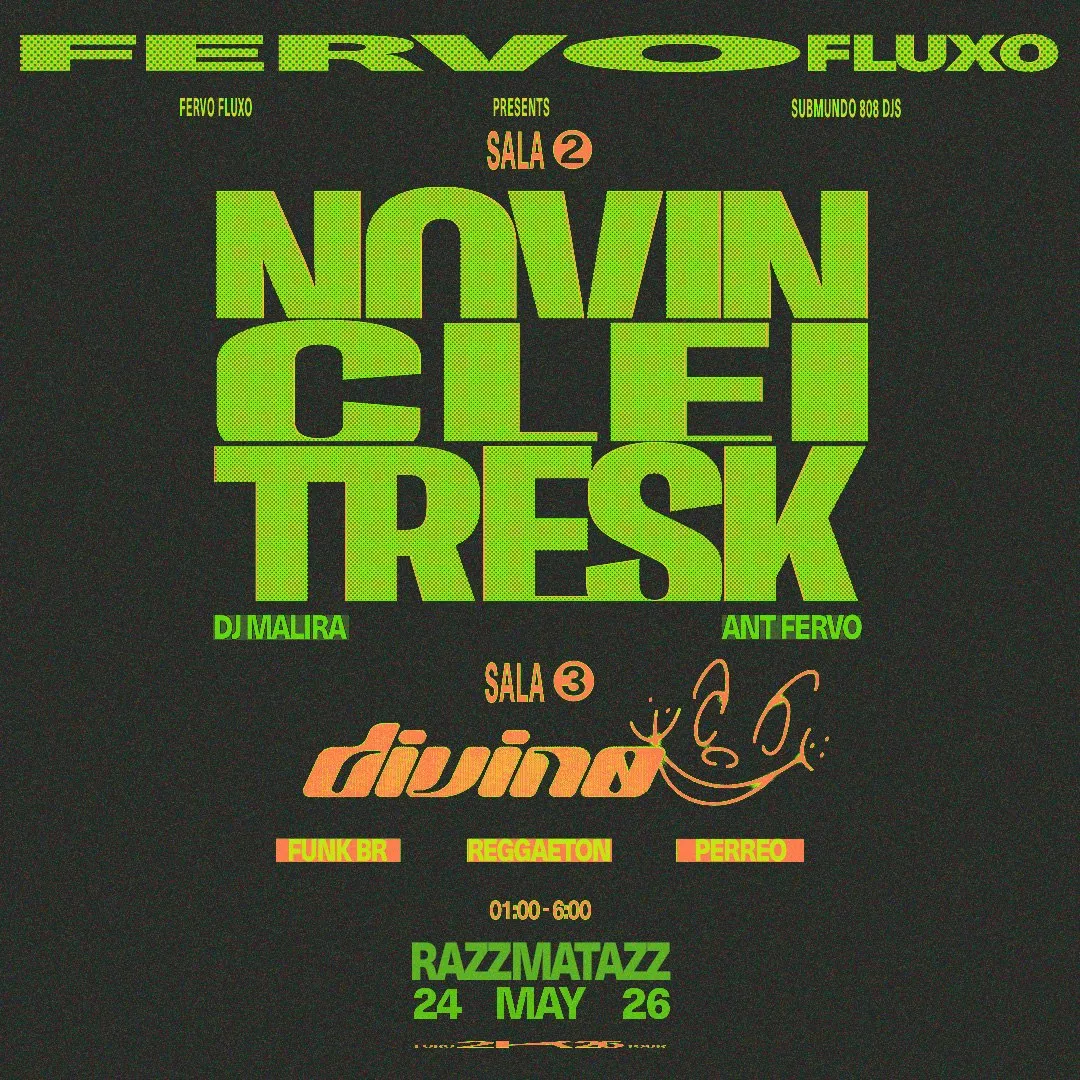 Fervo Fluxo: Submundo 808 DJs + Divin0 @ Razzmatazz event poster