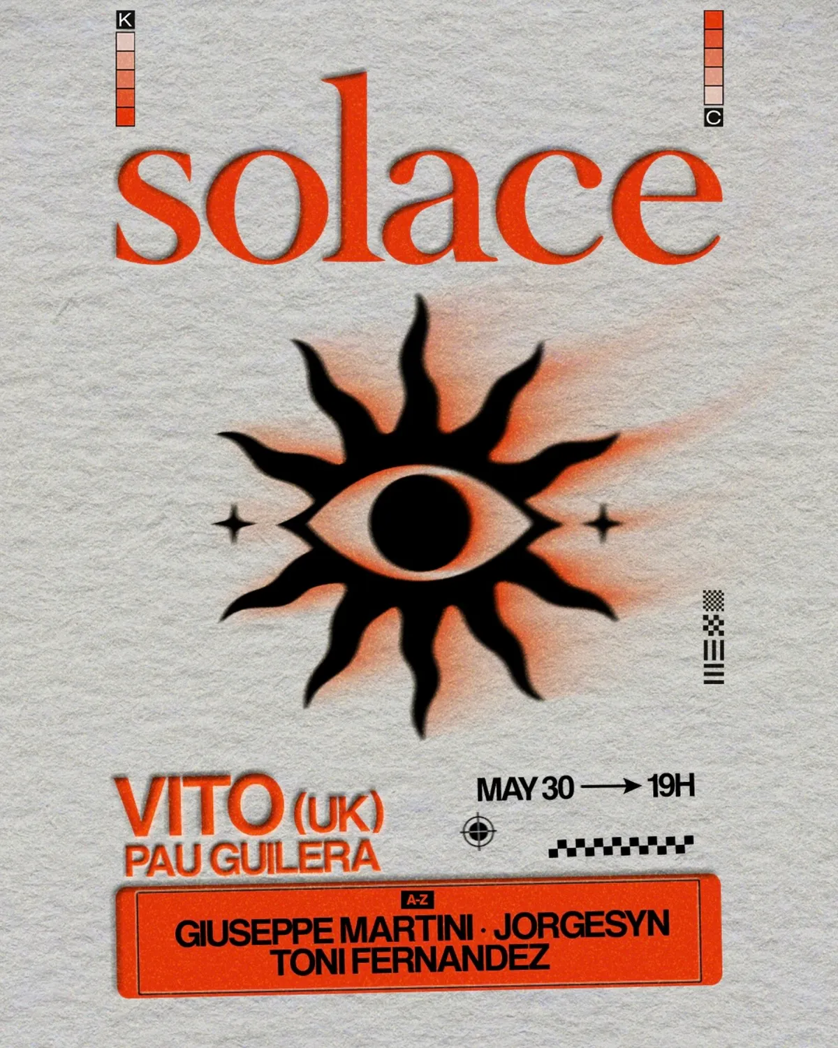 SOLACE presents VITO UK at Privat Mataró event poster