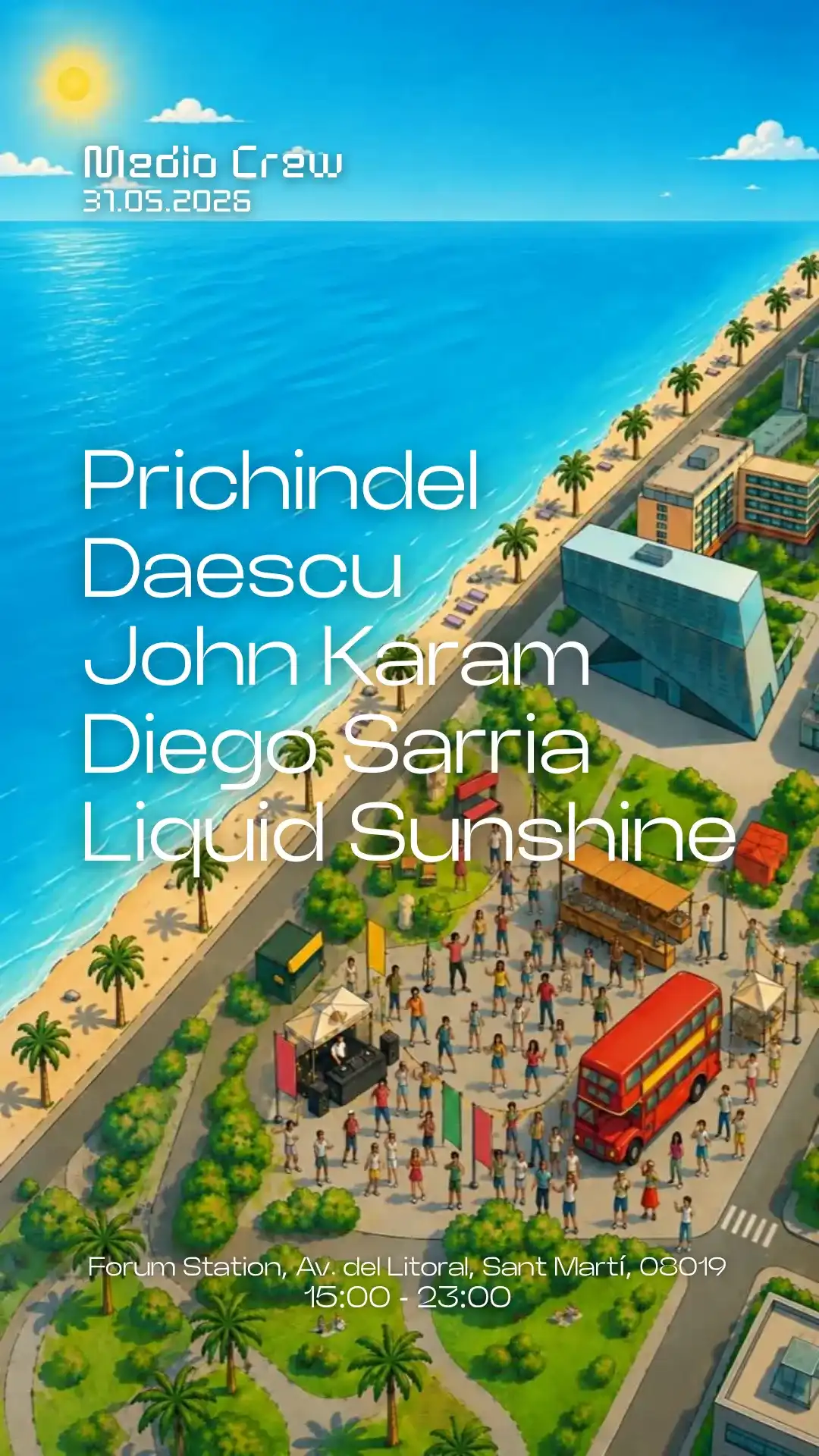 Medio Crew presents Prichindel at Forum Station [free entry until 6pm] event poster
