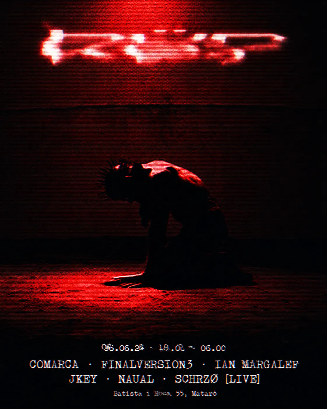 Bünker XV x Gordo Trax [12H] · SCHRZØ [LIVE], Finalversion3, Ian Margalef, Comarca, NAUAL, JKEY event poster