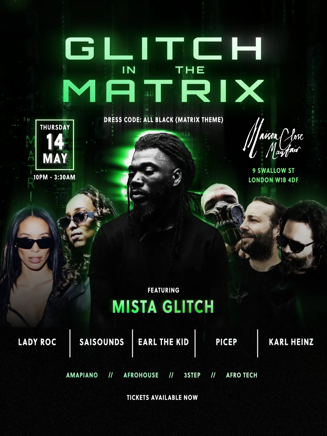 Glitch In The Matrix event poster