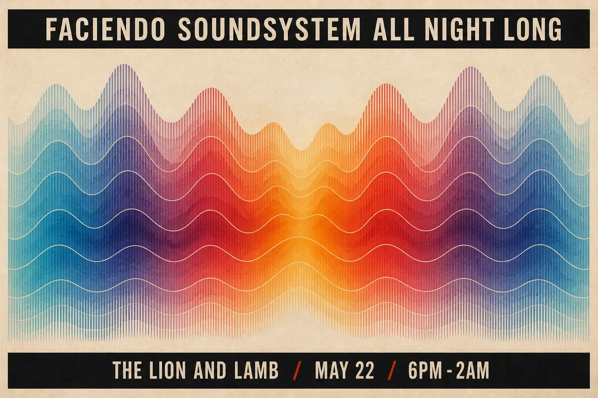 Faciendo Soundsystem event poster