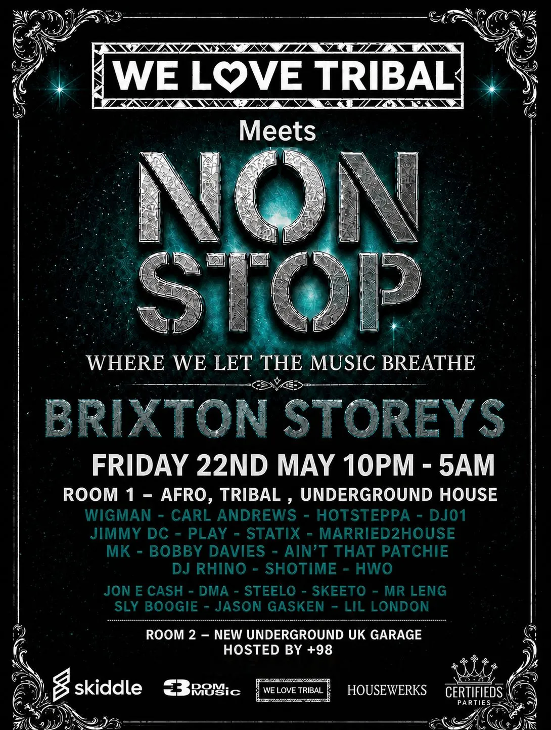 [Cancelled] We Love Tribal Meets NON STOP event poster