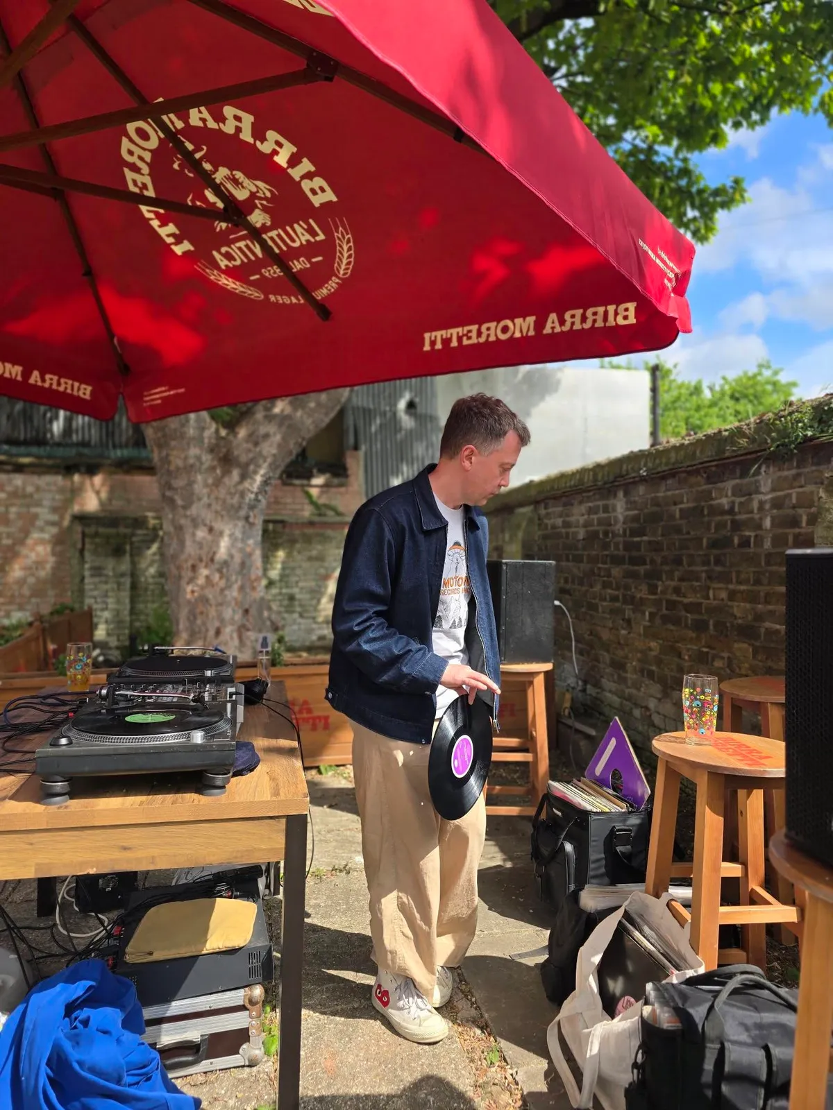 The Elmhurst free bank holiday 'Garden Party' with Toby Tobias event poster