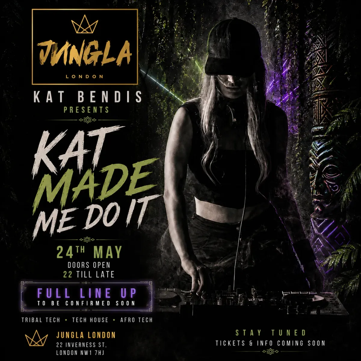 KAT MADE ME DO IT event poster
