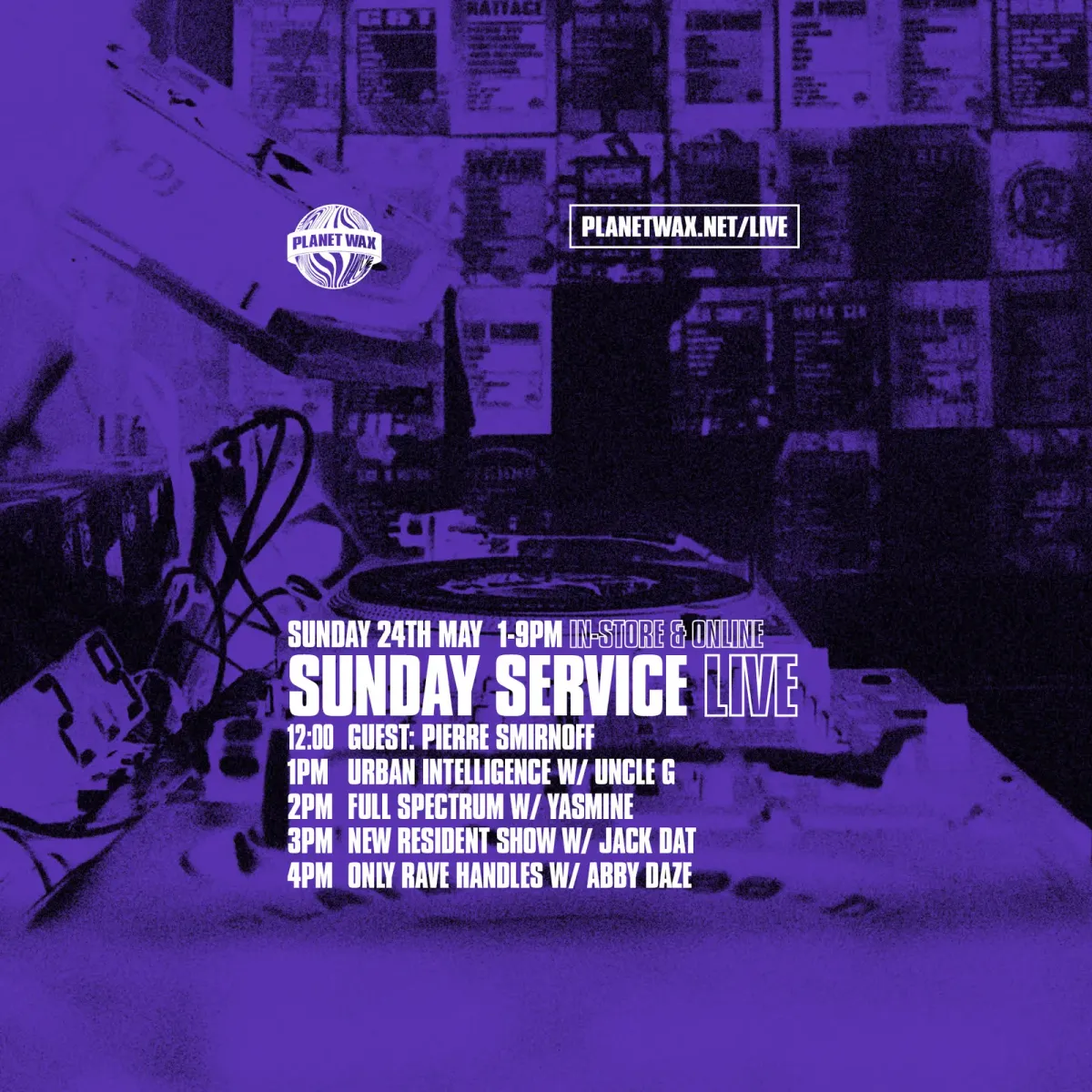 SUNDAY SERVICE event poster