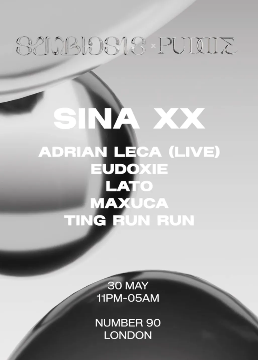 SYMBIOSIS X PUDDLE event poster