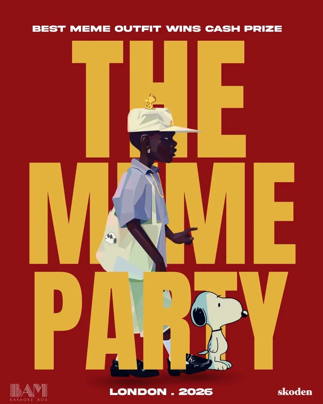 The Meme Party - Skoden World event poster
