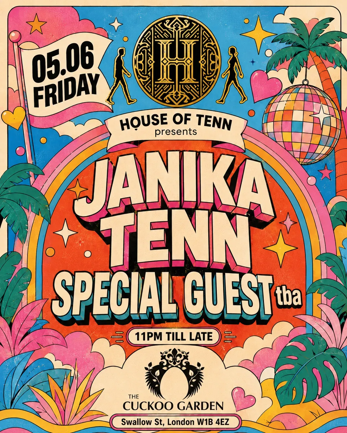 House Of Tenn presents: Janika Tenn, Special Guest event poster