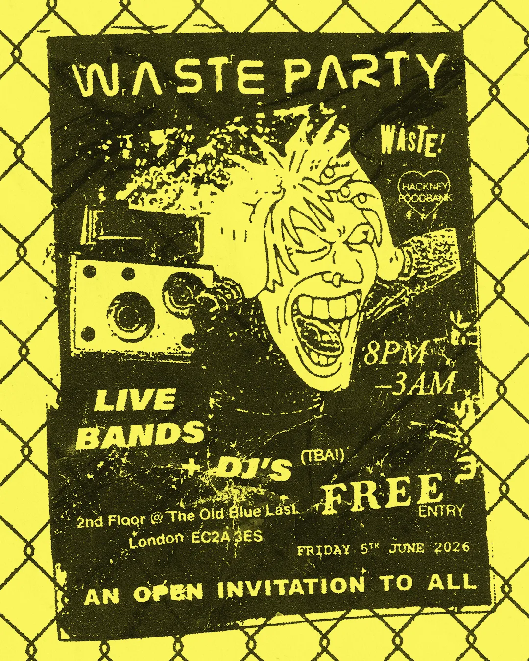 BREED: WASTE! PARTY event poster