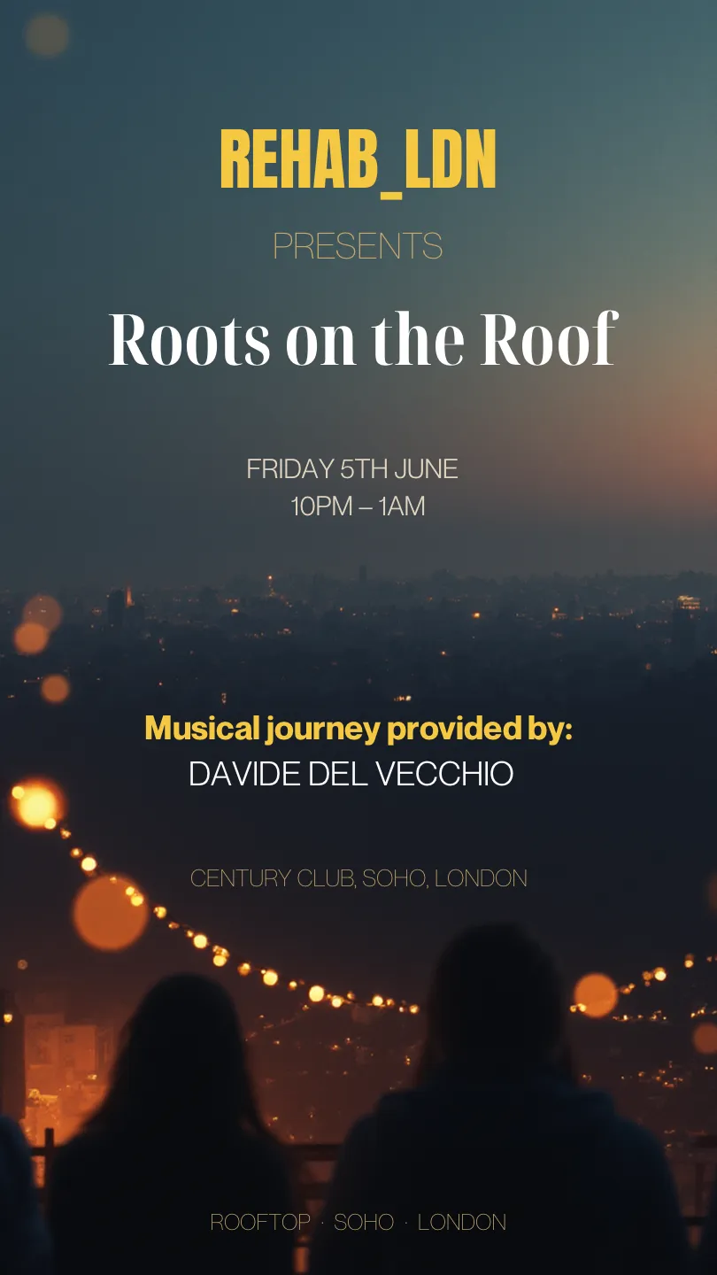 Roots On The Roof event poster