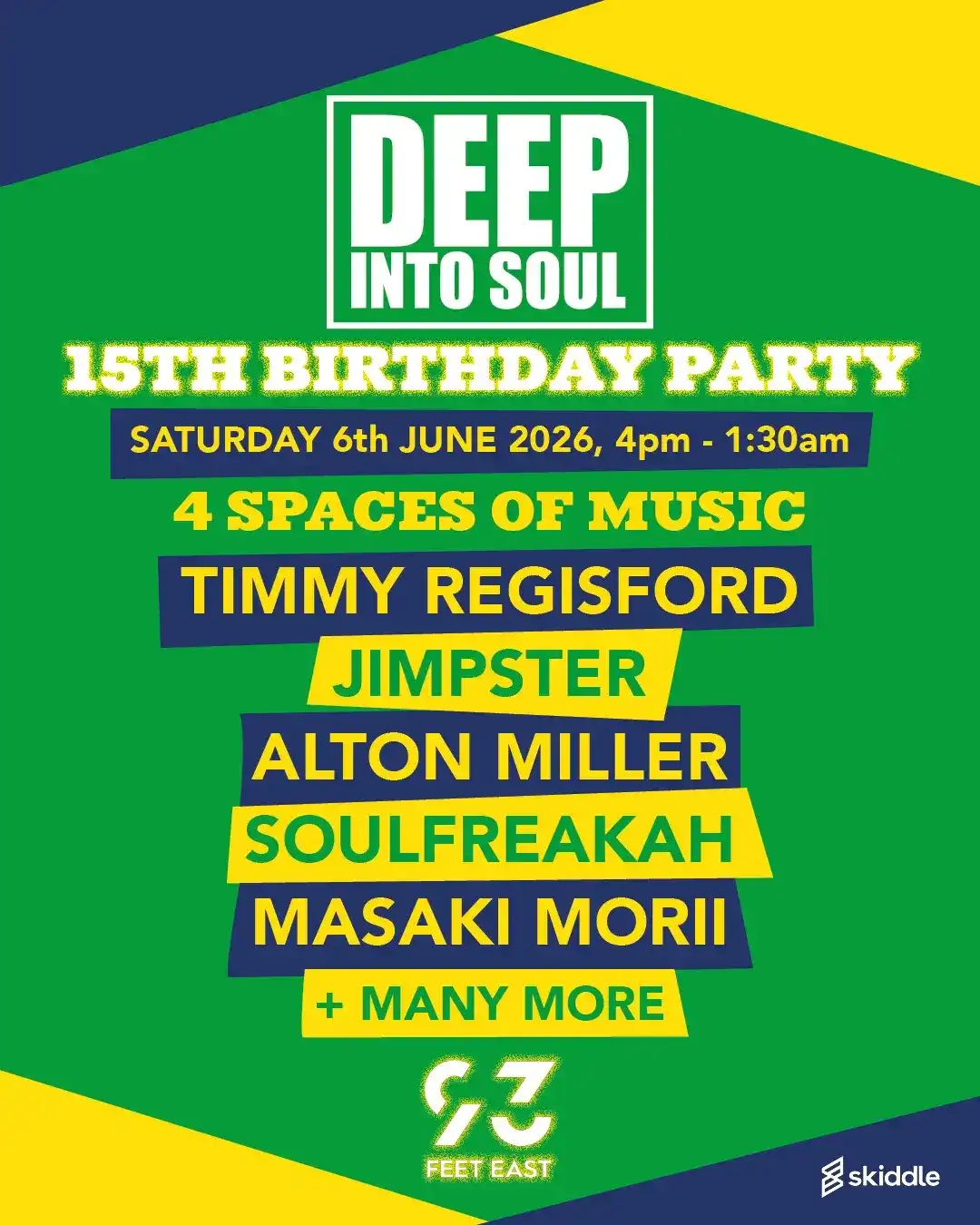 Deep into Soul - 15th Birthday event poster
