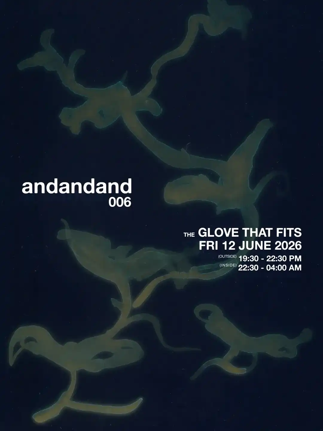 andandand 006 event poster