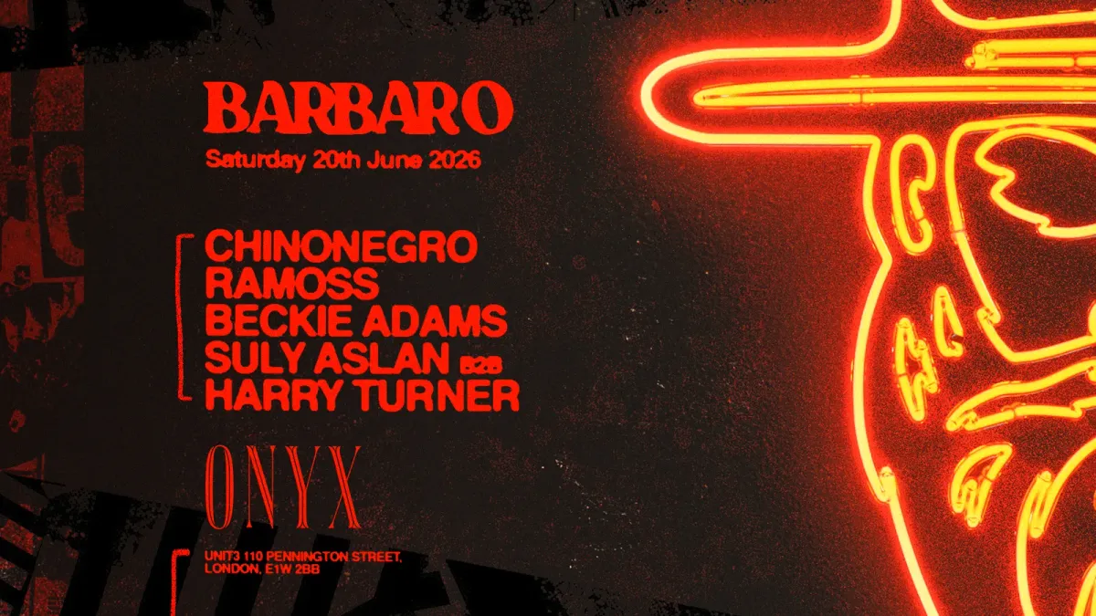 Barbaro: Chinonegro event poster