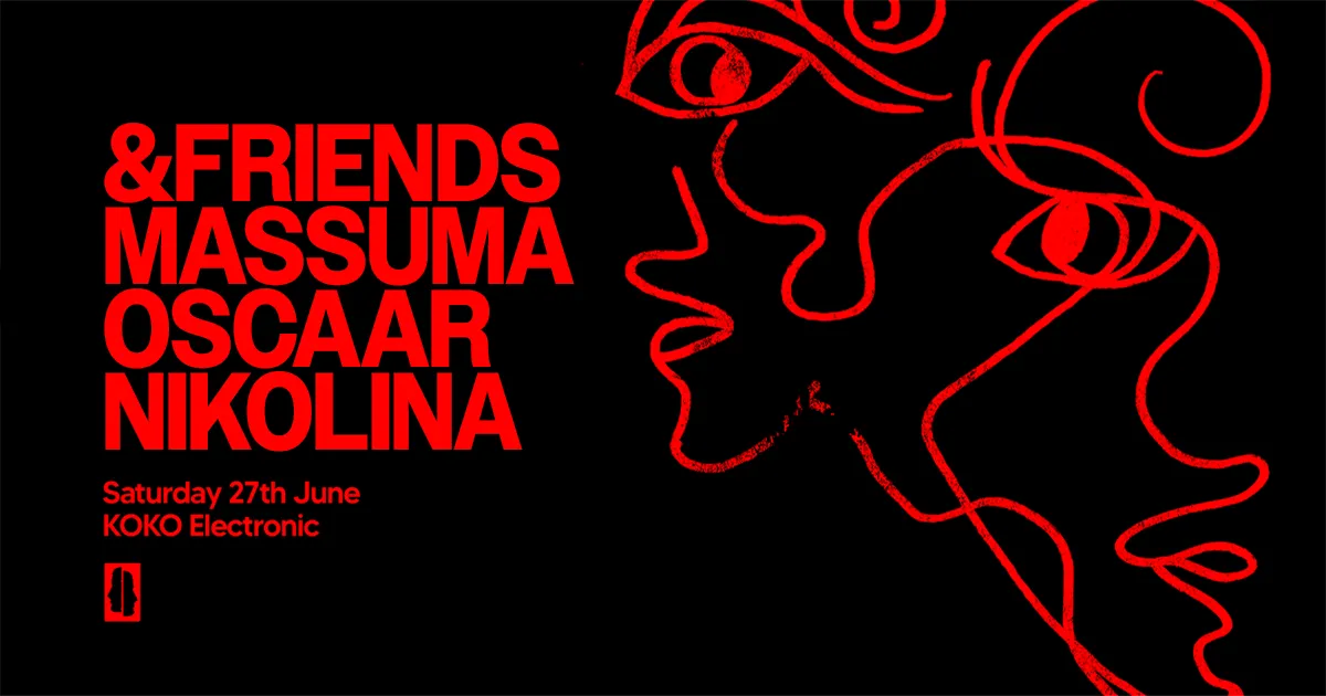 KOKO Electronic: &friends event poster
