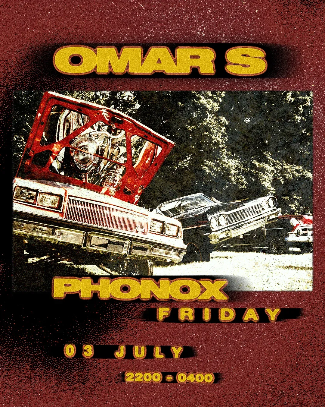 Omar-S - London event poster