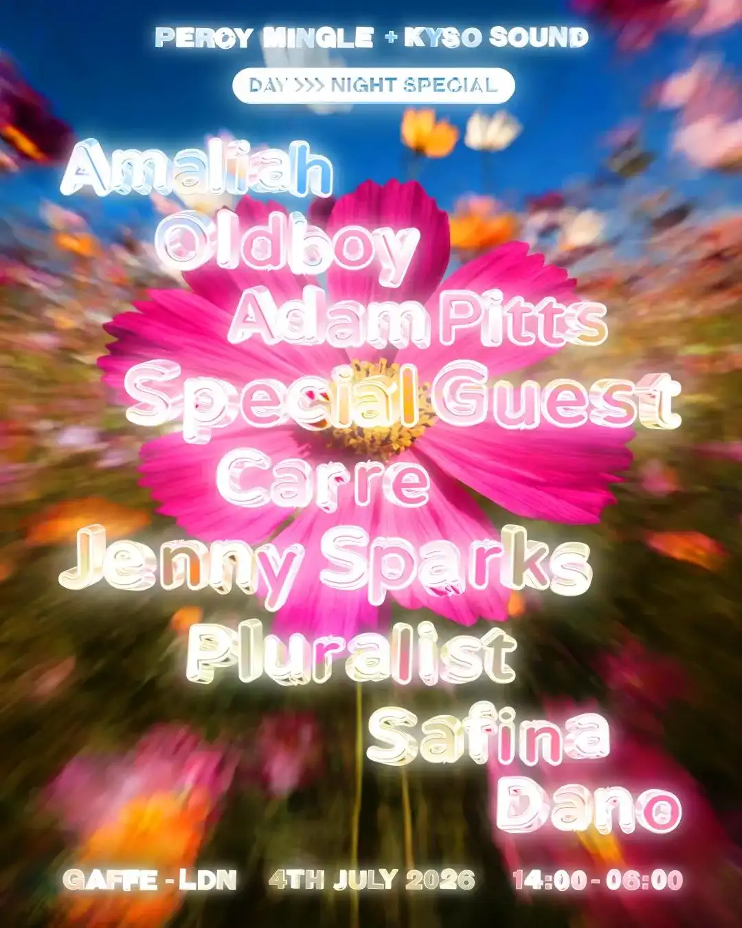 Day + Night Special - Oldboy, Adam Pits, Amaliah, Papa Nugs, Carré, Jenny Sparks + more event poster