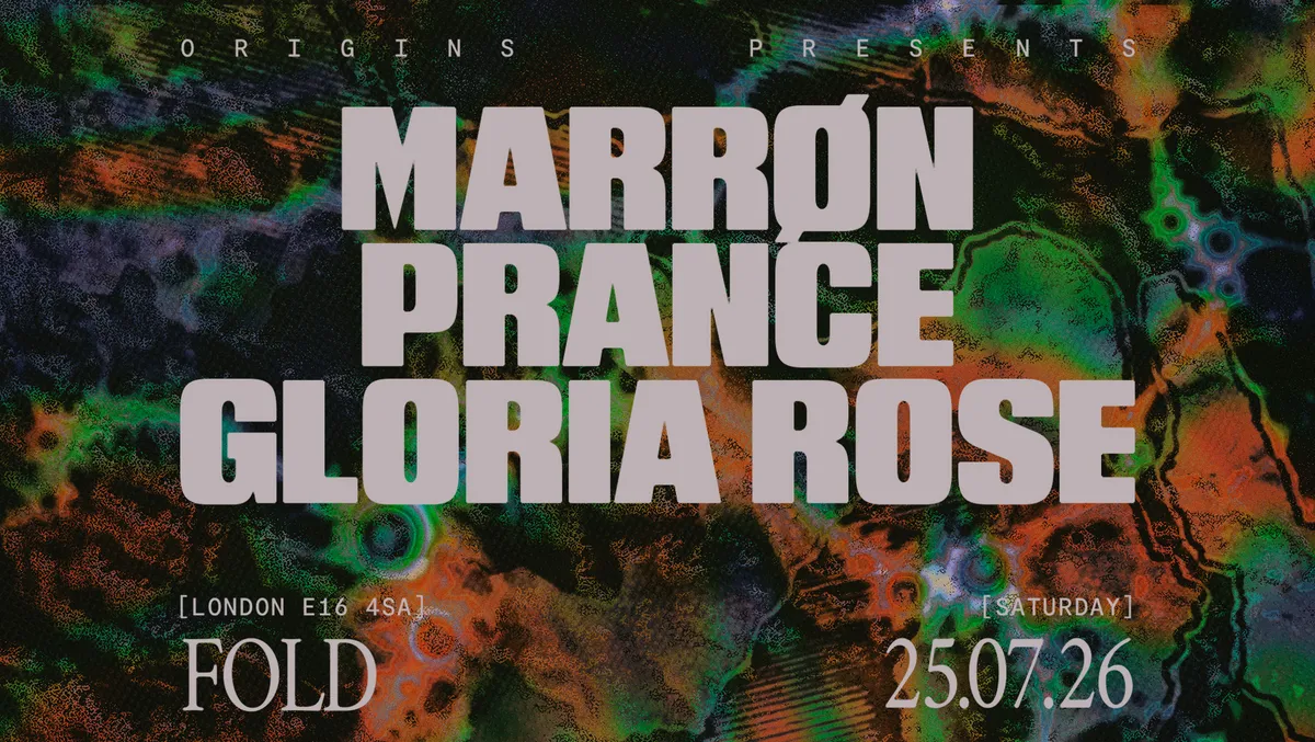 Origins: MARRØN, Prance & Gloria Rose event poster