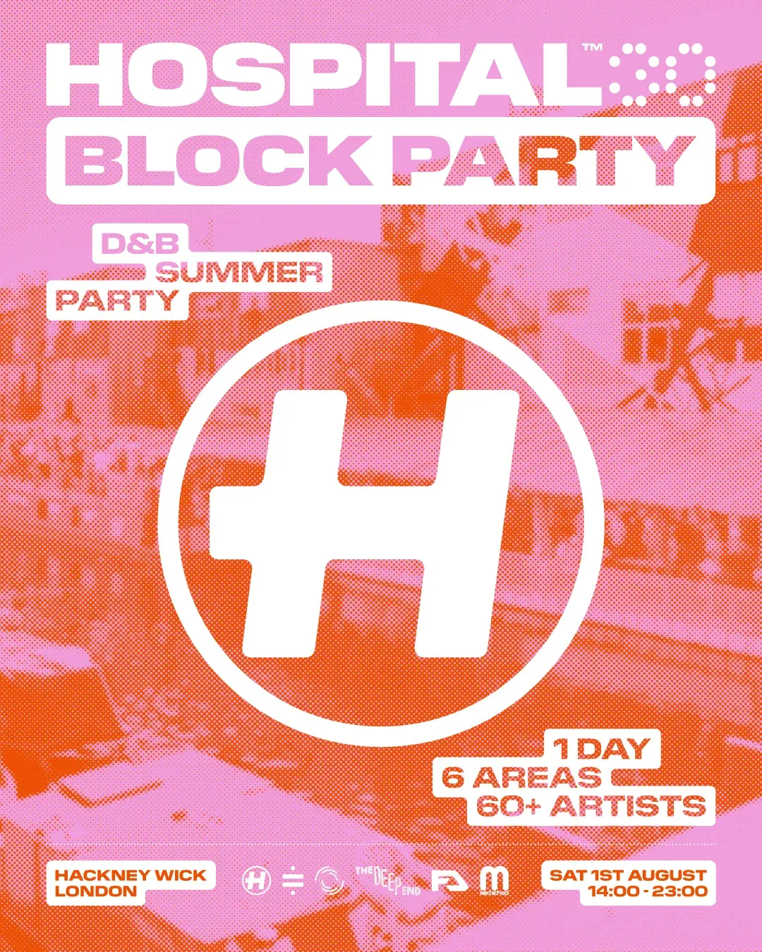 Hospital30 Block Party event poster