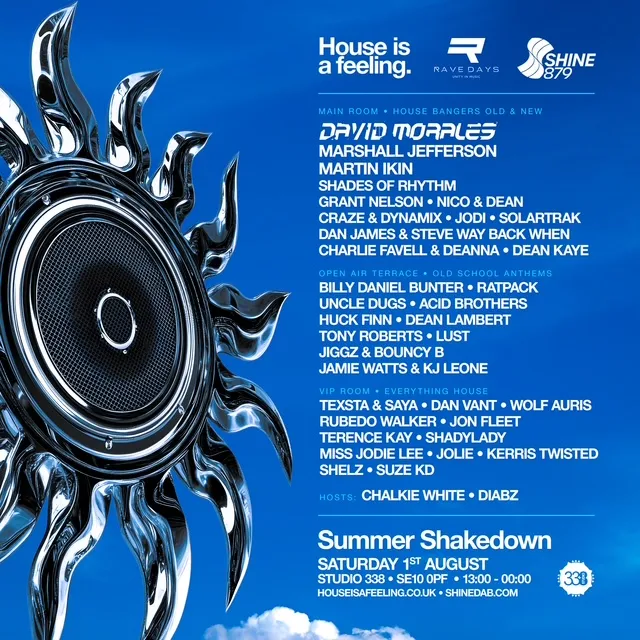 House is a Feeling (Summer Shakedown) event poster