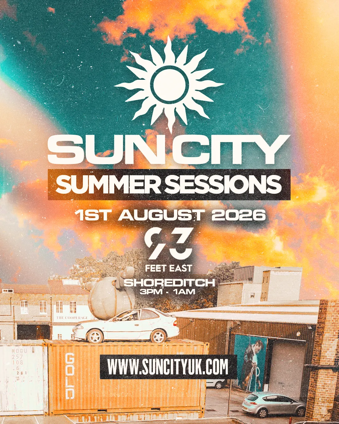 SUN CITY SUMMER SESSIONS event poster