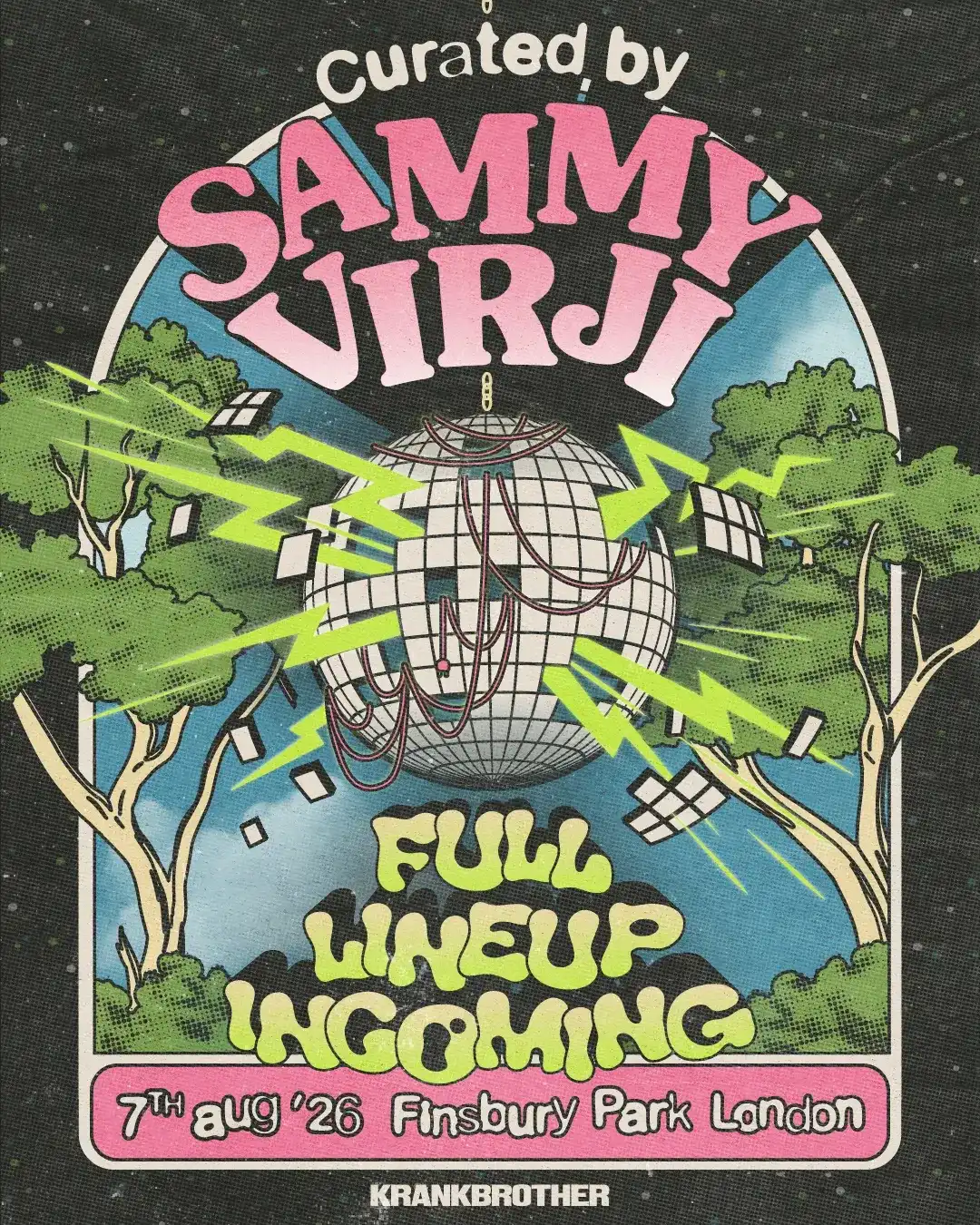 krankbrother presents: Sammy Virji event poster