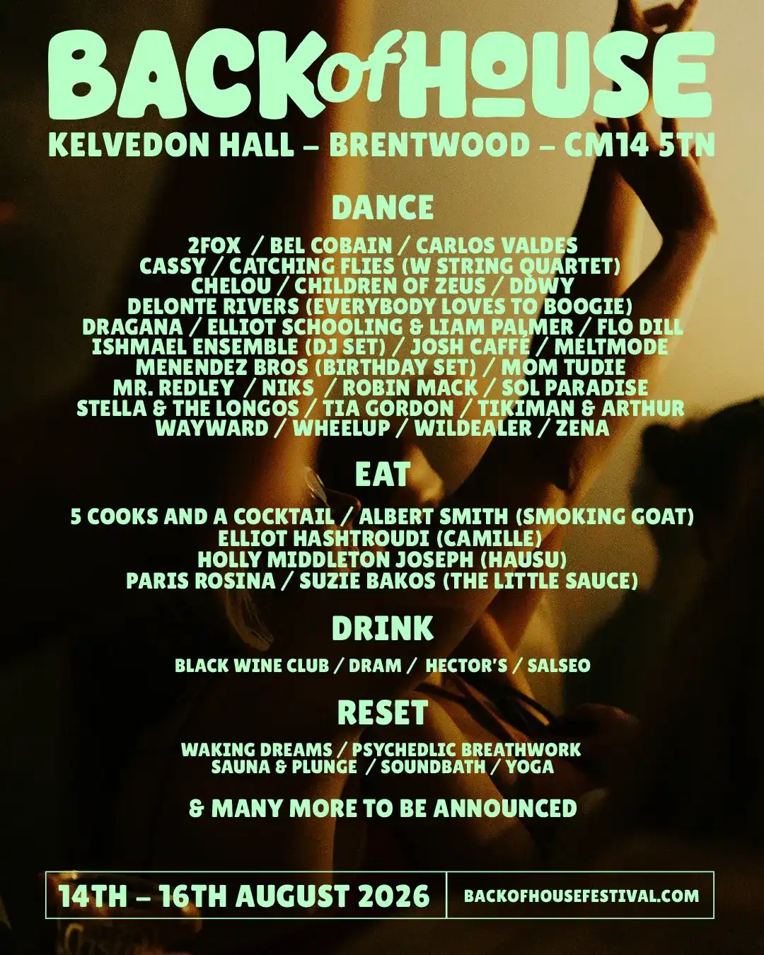 [CANCELLED] Back of House Festival 2026 event poster
