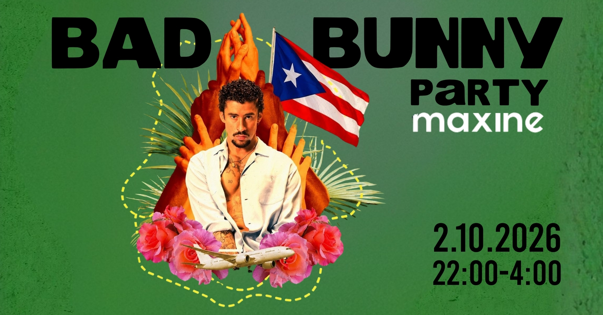 Bad Bunny Party (Helsinki) event poster