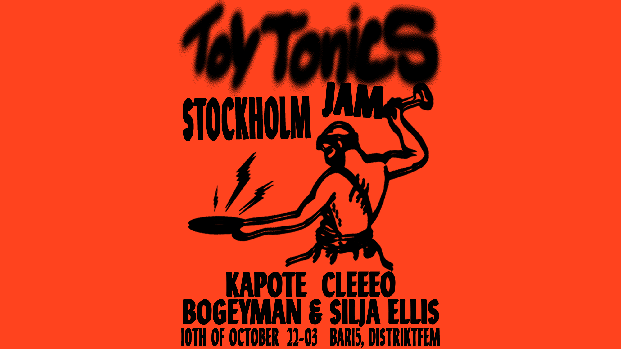 Toy Tonics Jam event poster