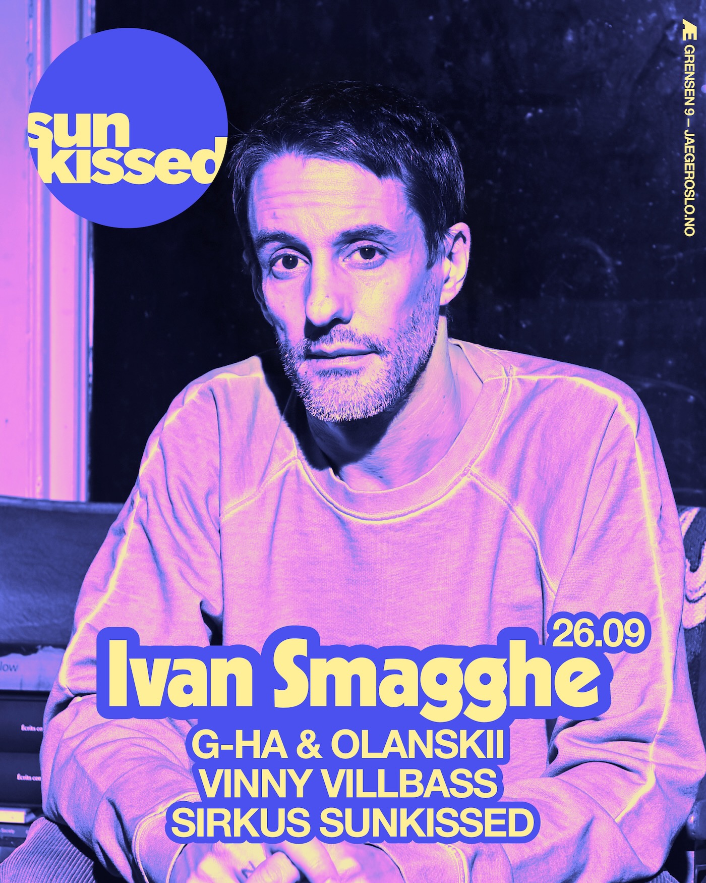 Sunkissed: Ivan Smagghe + Vinny Villbass + Sirkus Sunkissed event poster