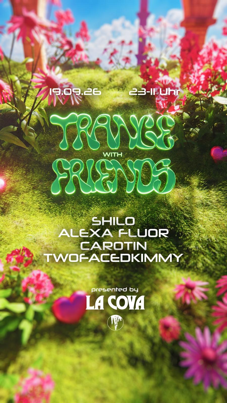 Trance with Friends event poster