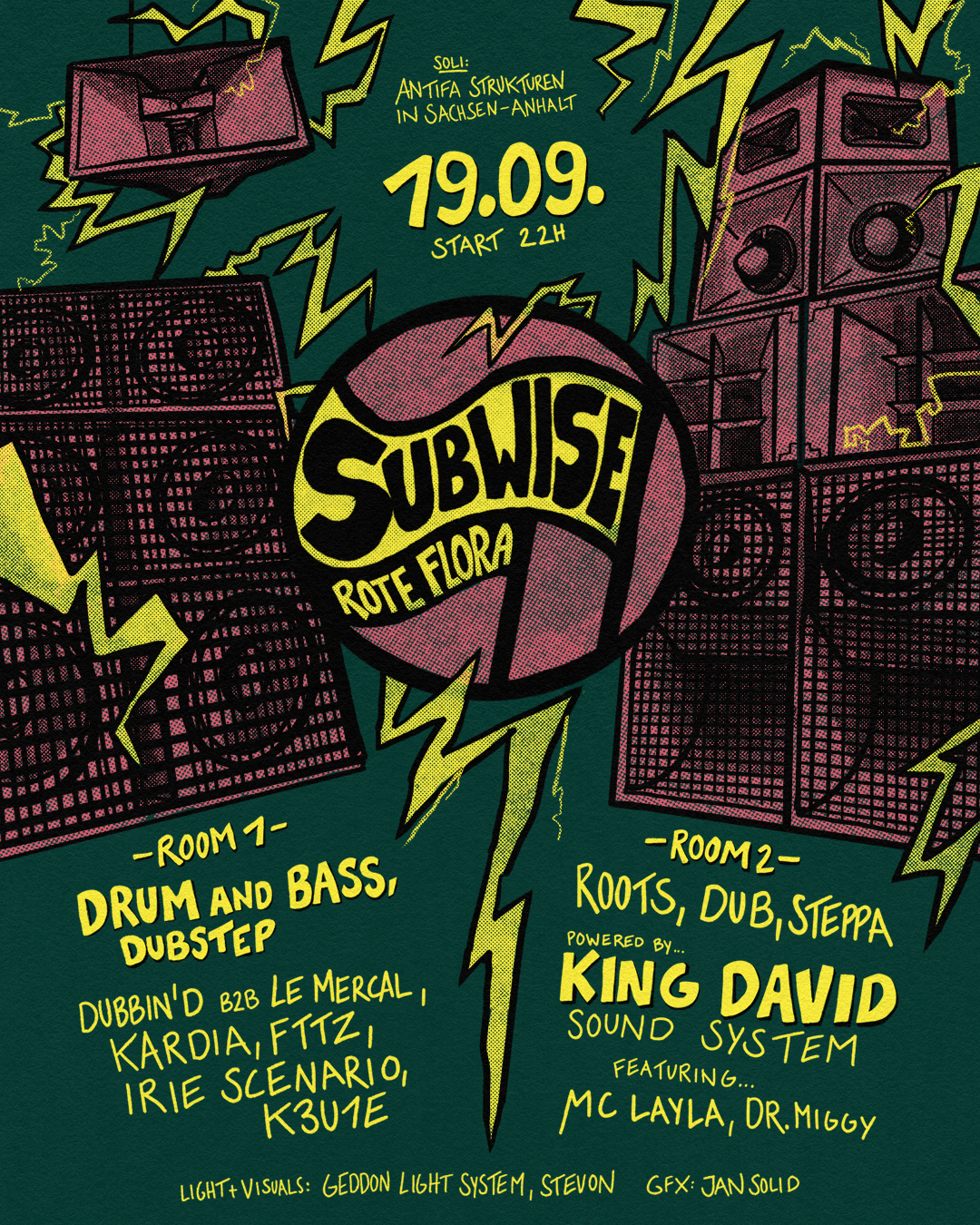 Subwise Soli Rave event poster