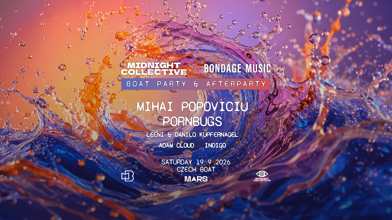 MC × Bondage Music ◑ Boat Party & Afterparty with Mihai Popoviciu event poster