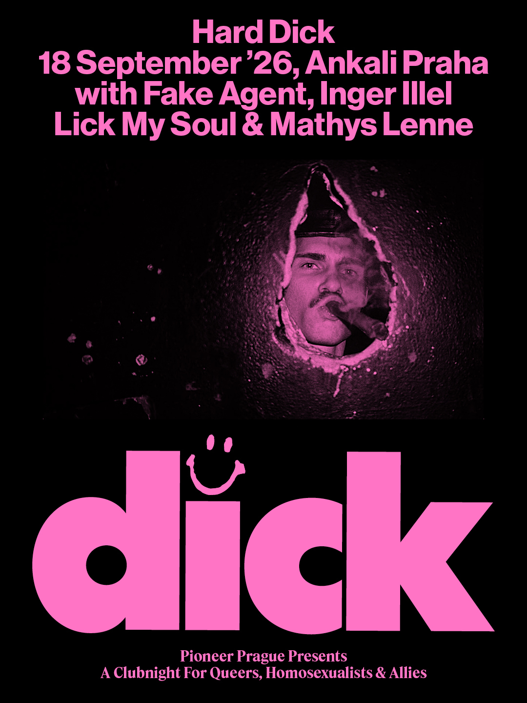 Hard DICK event poster