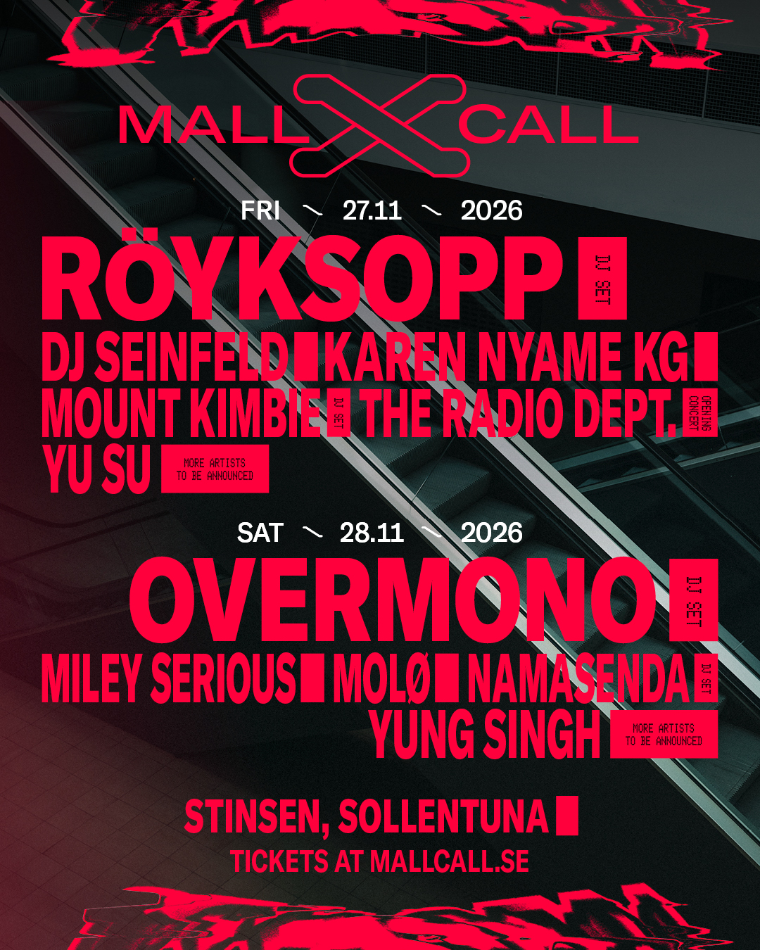 Mall Call event poster