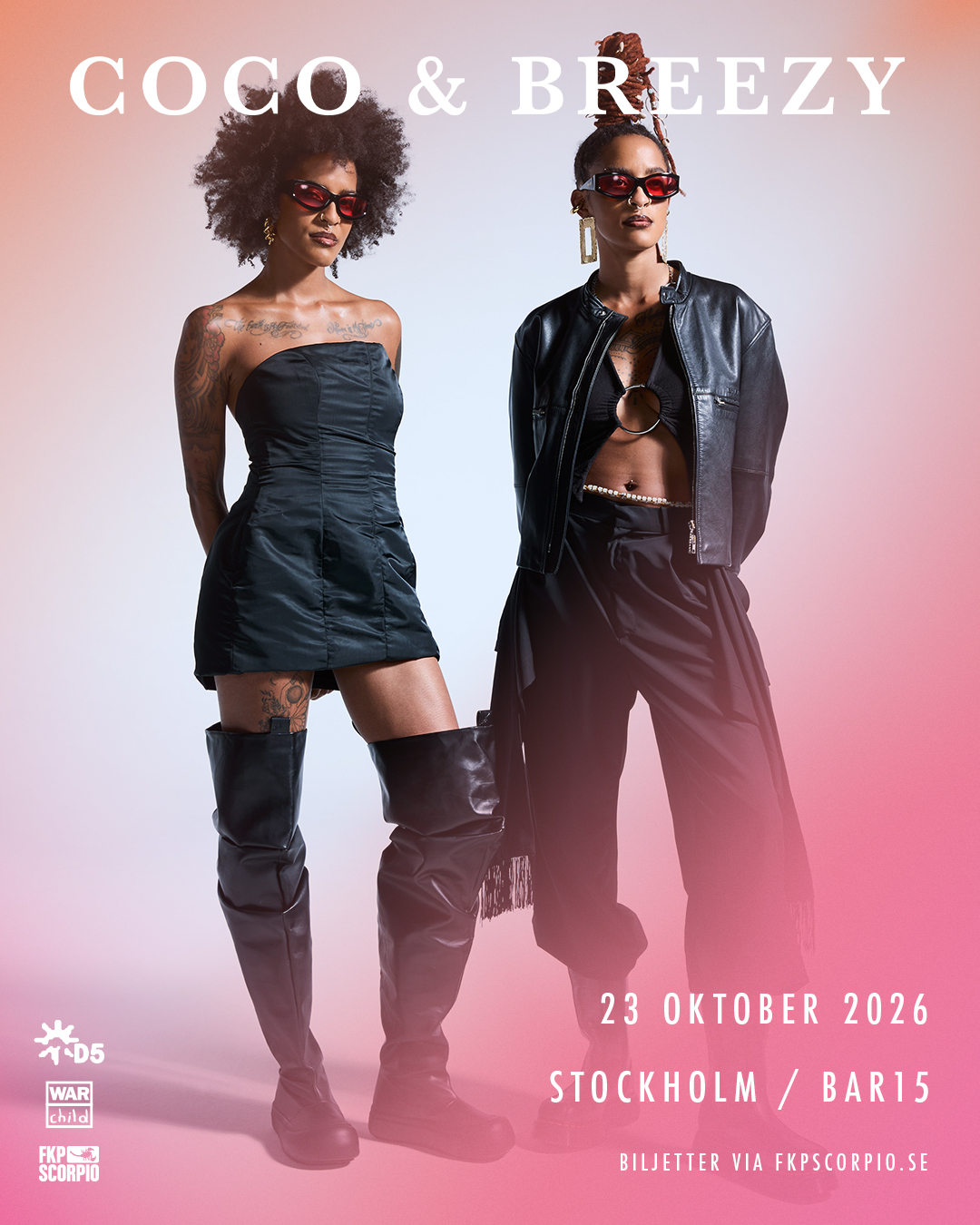 Coco & Breezy event poster