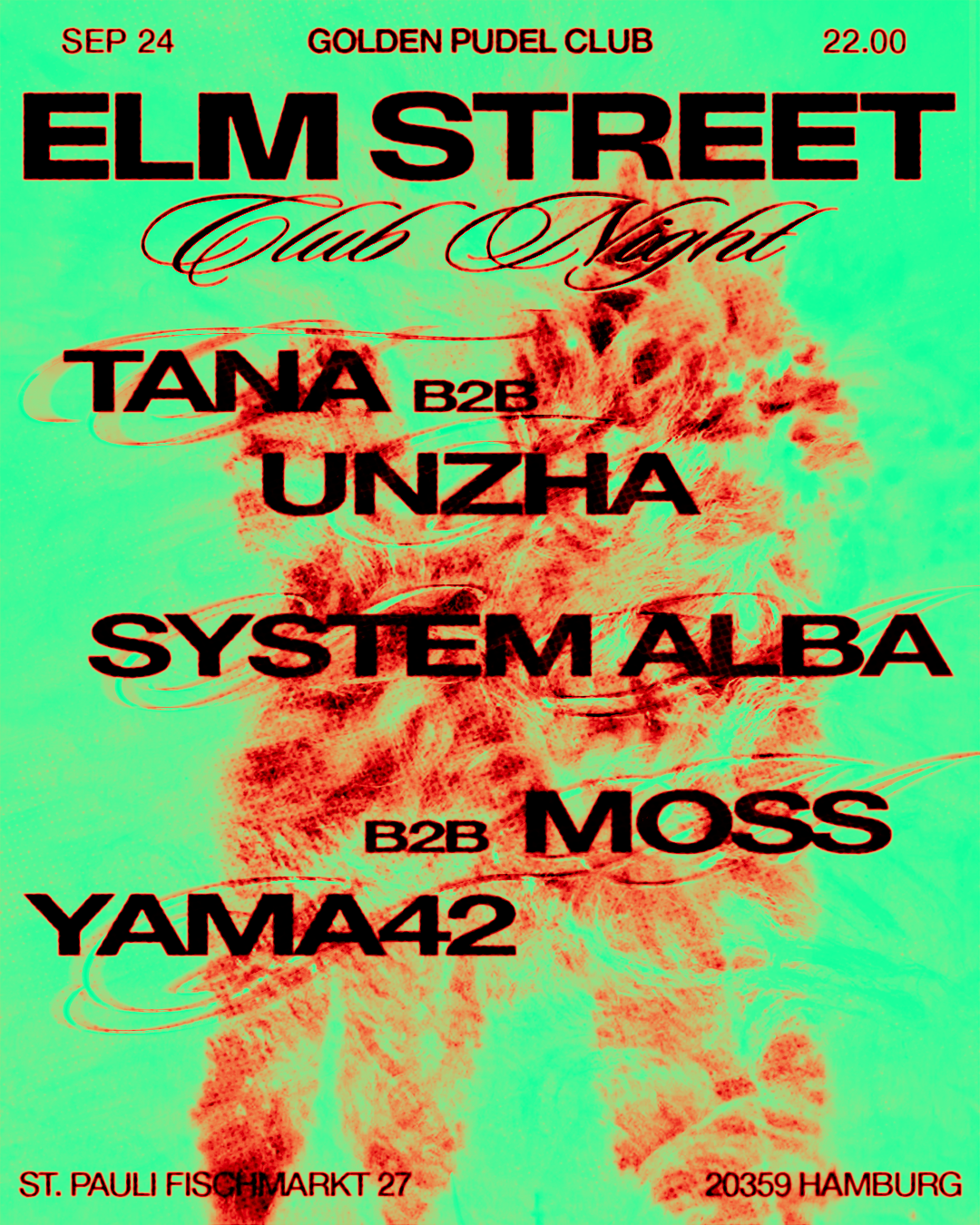 ELM STREET 42 event poster
