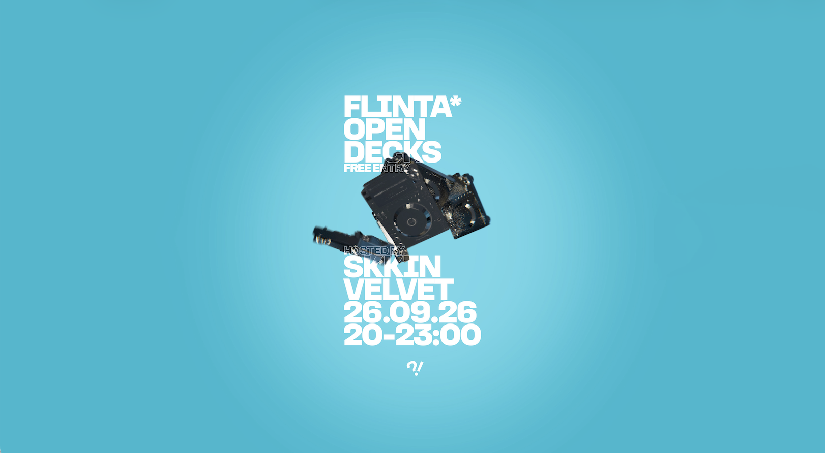 FLINTA* Open Decks hosted by Skkin Velvet event poster