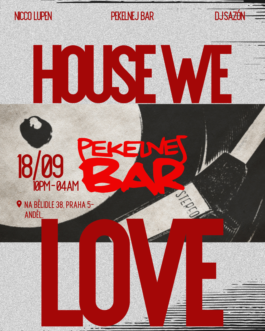 House WE Love event poster