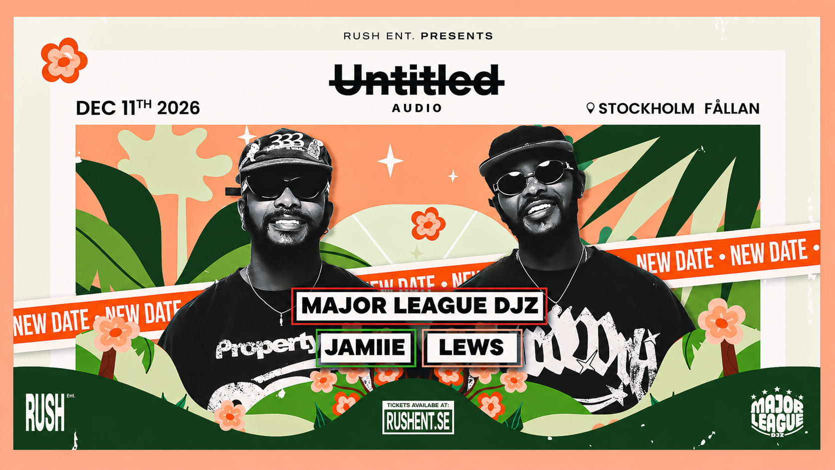 UNTITLED: Major League Djz event poster