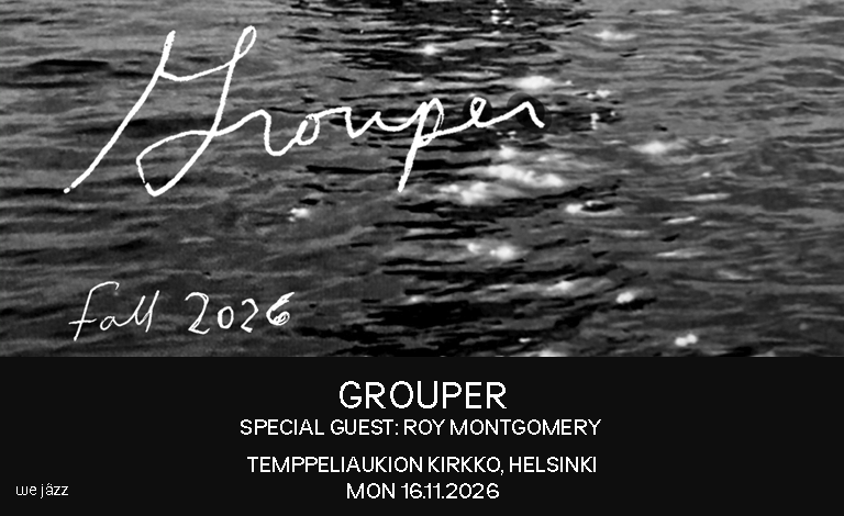 Grouper+Roy Montgomery event poster