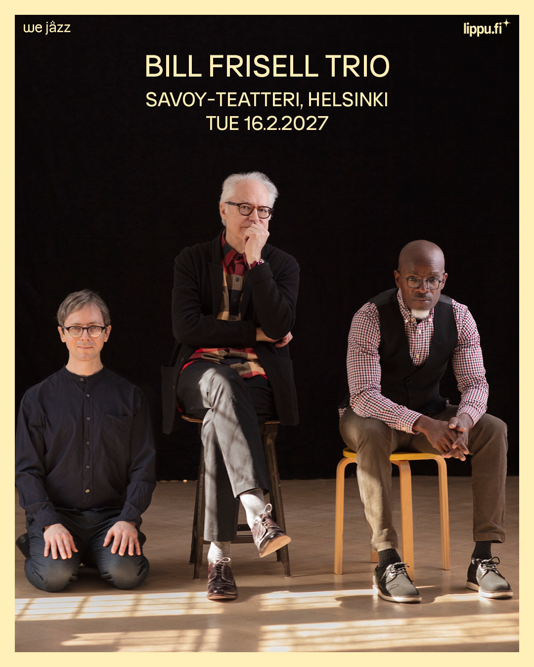 Bill Frisell Trio event poster