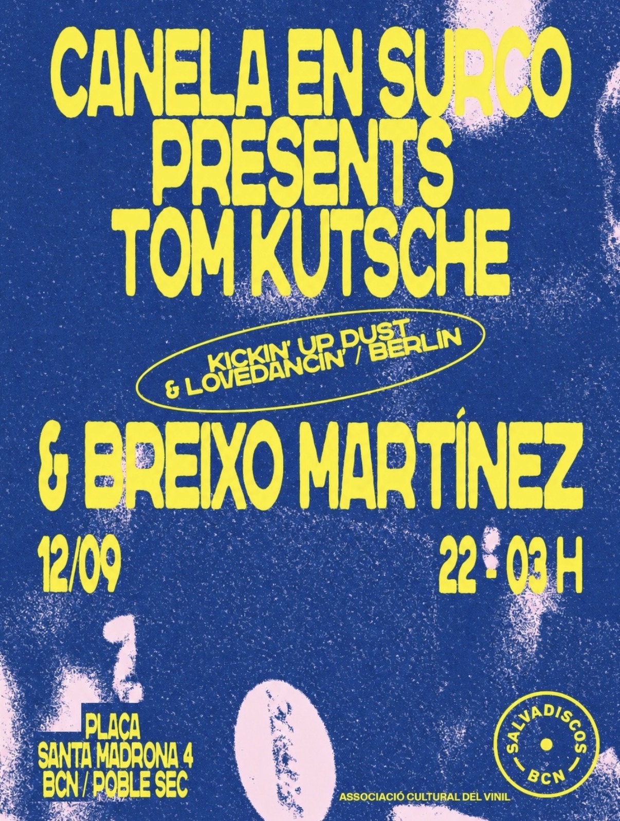 Canela en Surco with Tom Kutsche event poster