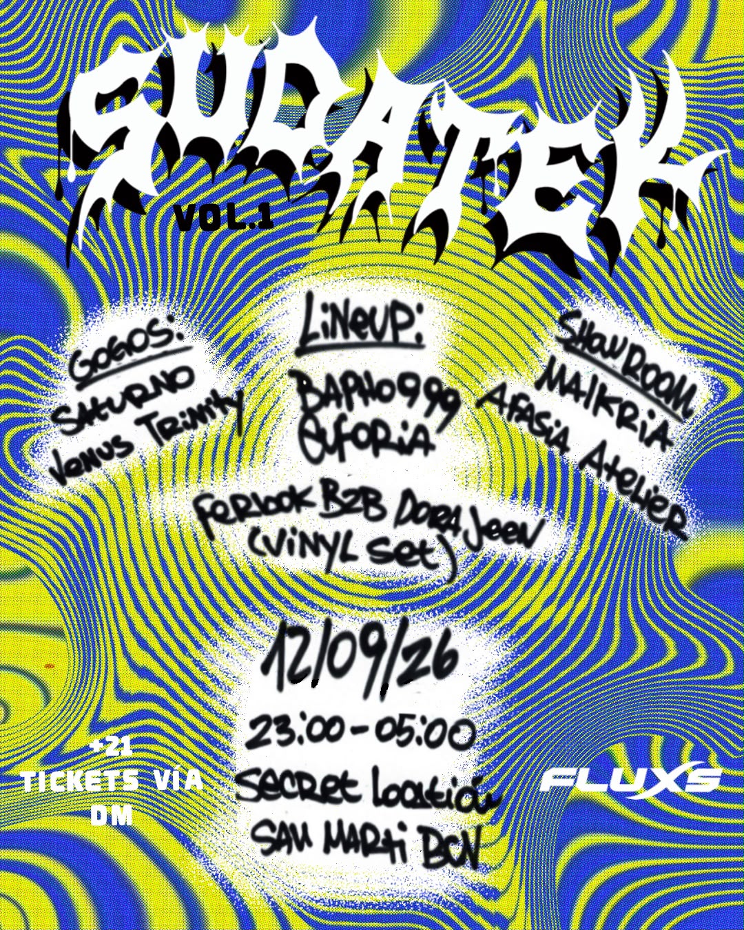 SUDATEK VOL.1 event poster