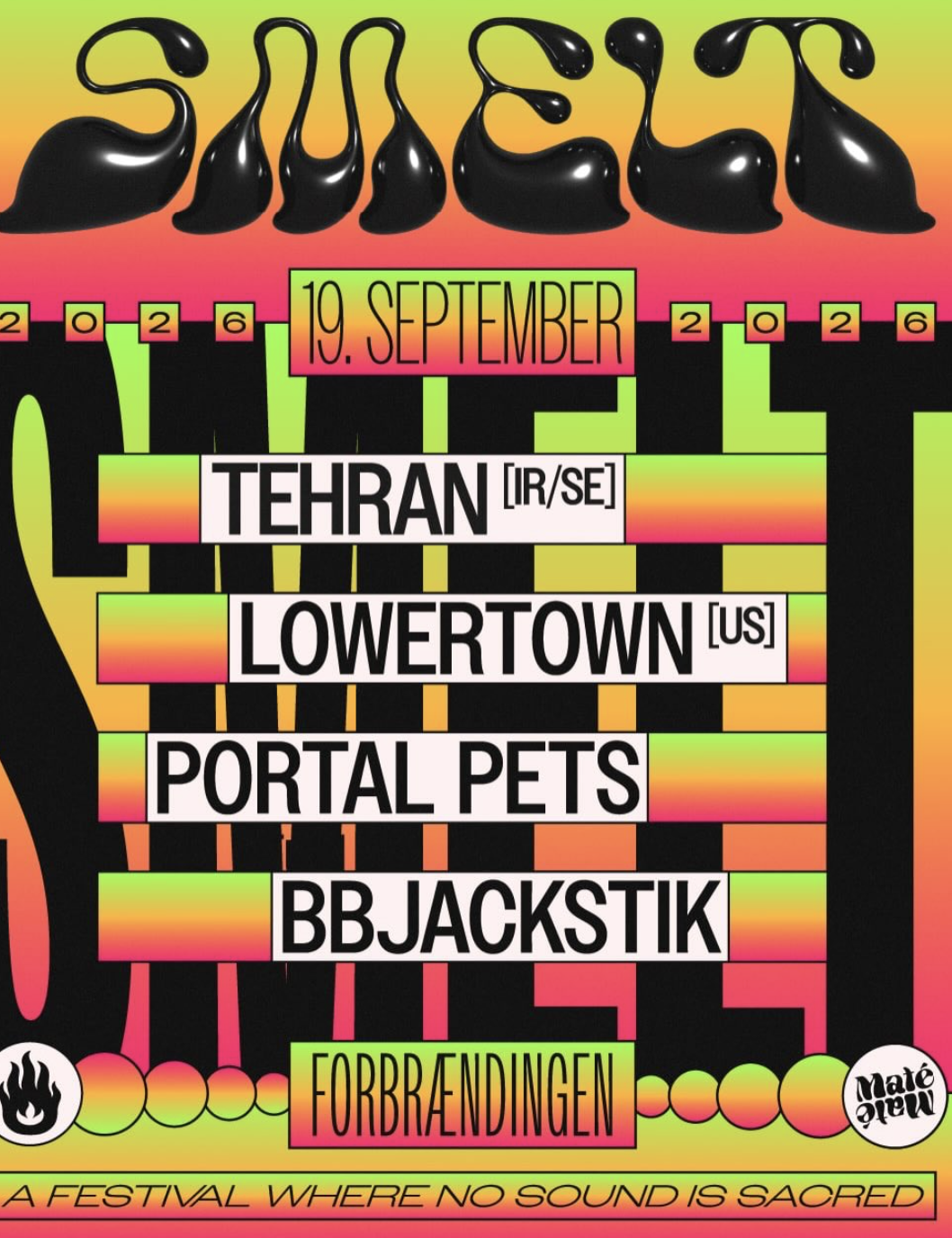 SMELT FESTIVAL 2026 event poster