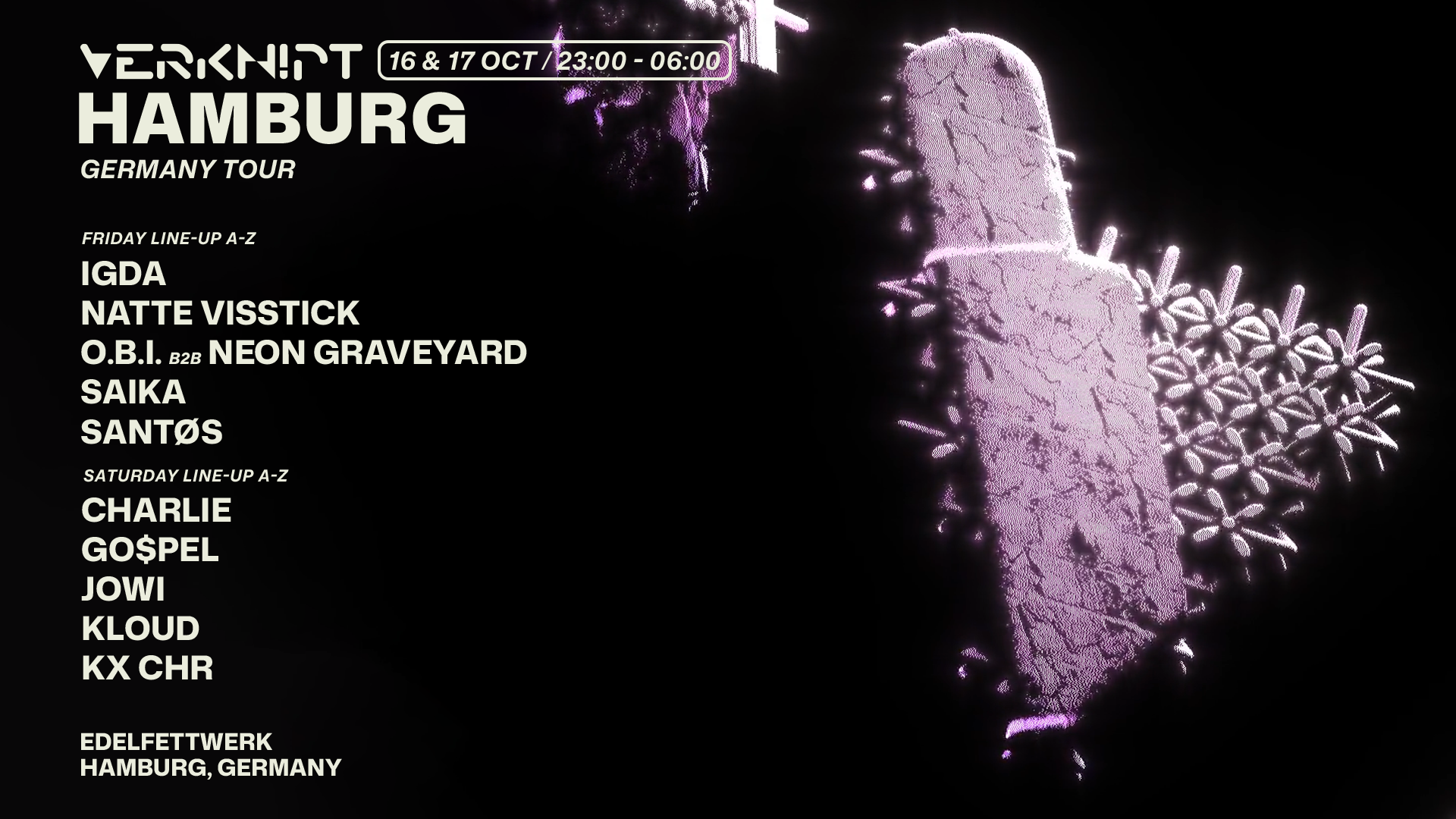 VERKNIPT Germany - Hamburg - October 16 & 17 event poster