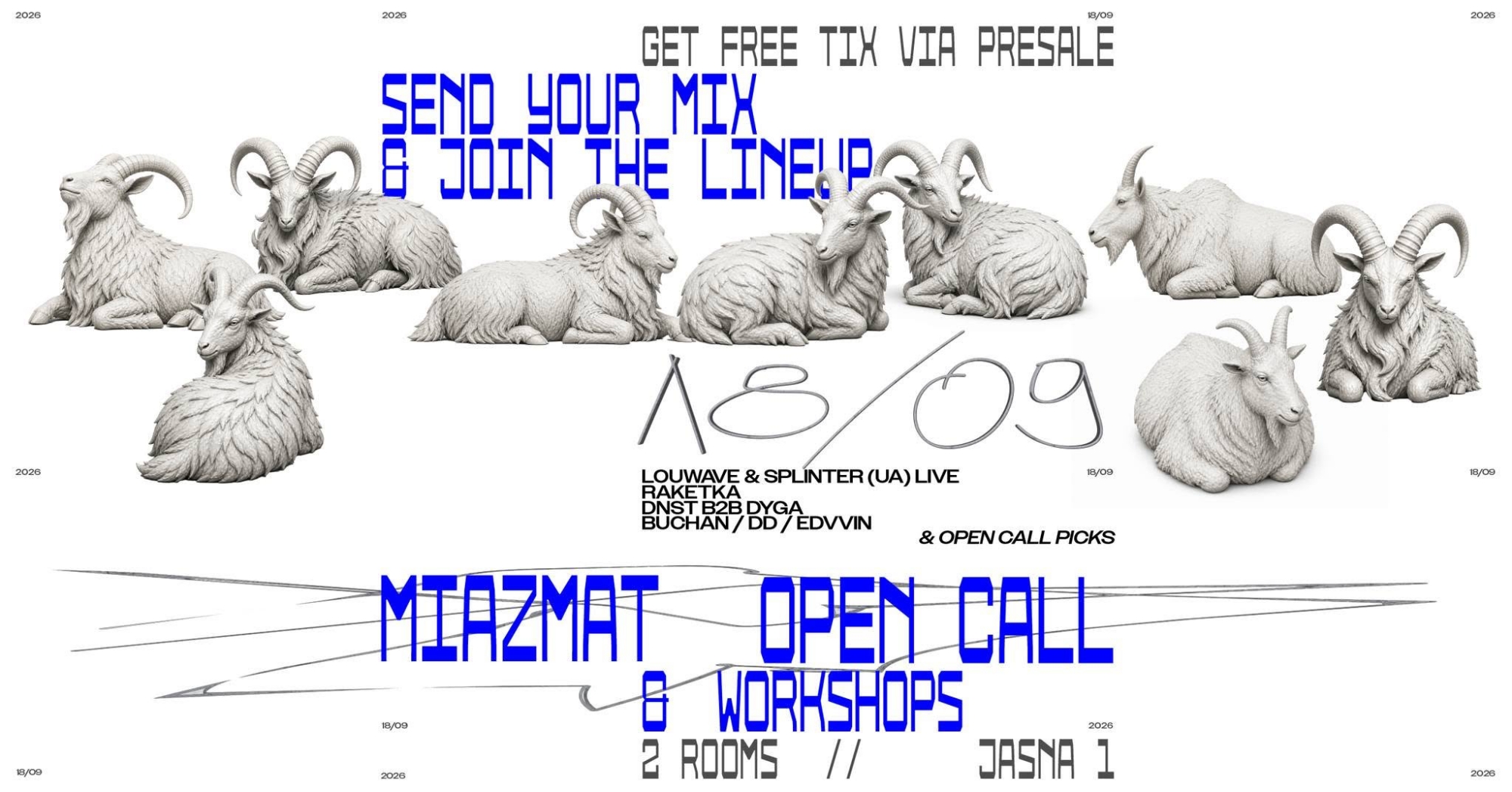 J1 - Miazmat event poster