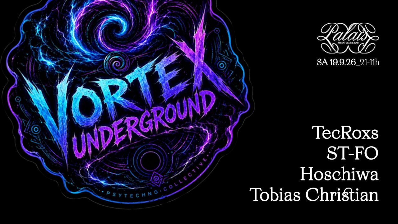 VORTEX UNDERGROUND event poster