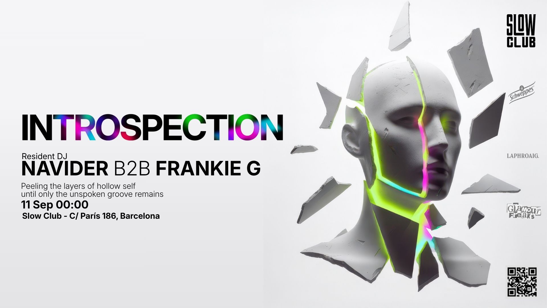 Introspection: Navider B2B Frankie G event poster